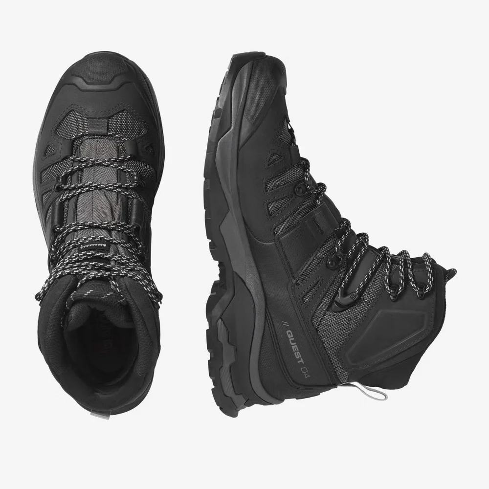 Salomon Quest 4 Gore-Tex Magnet/Black/Quarry Mens Contagrip Size 11 - Picture 2 of 8